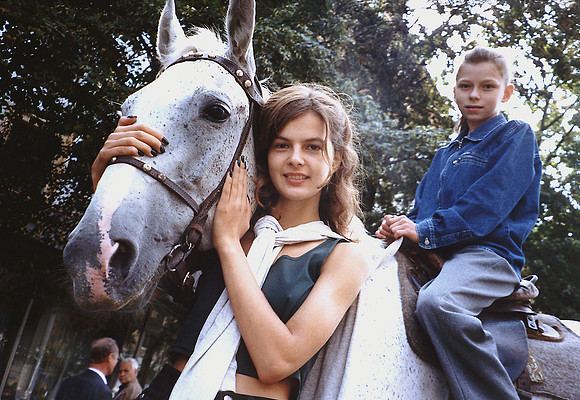 TwoGirls.Horse